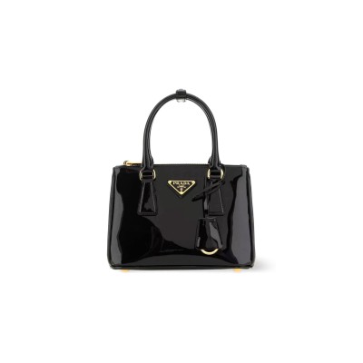 PRADA GALLERIA PATENT LEATHER TOTE BAG 1BA906 (20*15*9.5cm)